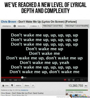 Think He Doesn't Want You To Wake Him Up