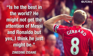 Zidane on Gerrard
