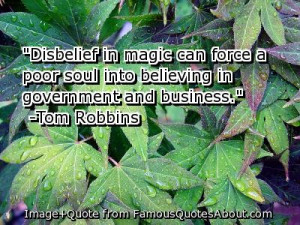 Tom Robbins quote