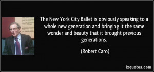 The New York City Ballet is obviously speaking to a whole new ...