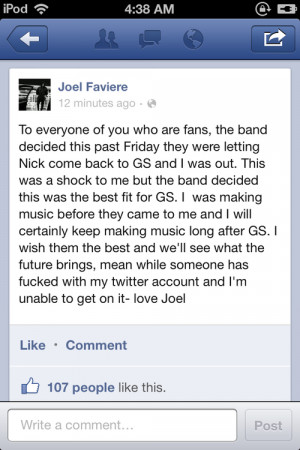 Get Scared Joel Faviere Get scared: joel faviere:
