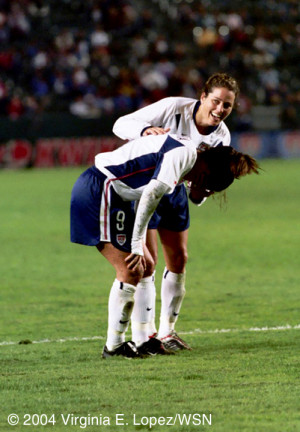 Search result for abby wambach and mia hamm