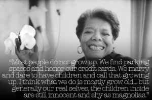 Maya Angelou on Home, Belonging, and (Not) Growing Up