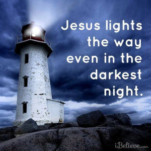Jesus lights the way