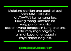 Tagalog Quotes Dahilan