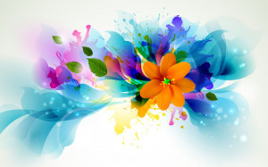 Bright Flower HD Wallpaper