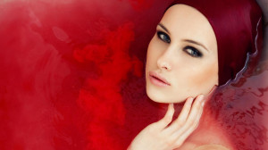 Beautiful Girl Wear Scarf Desktop HD Wallpaper. Search more Girls ...