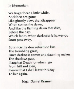 ... to show up anywhere. This poem was printed in a school yearbook