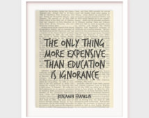 Popular items for education quote