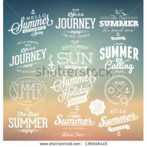 ... sunshine, weekend tour, beach vacation, bon voyage, adventure labels