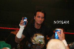 PROOF: CM Punk Was Drinking PEPSI @ the Raw 15th