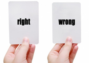 Right and Wrong