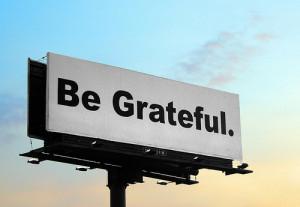 Be grateful