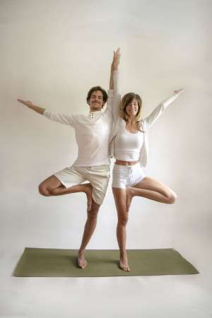 Partner Yoga Tree Pose