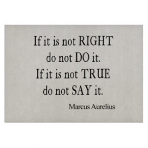 Vintage Marcus Aurelius Do Say Right True Quote Cutting Boards