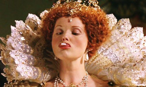 Blackadder II - 'Queenie' Elizabeth I--with a breath mint - Miranda ...