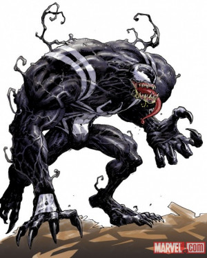 Dibujo de Venom de Tony Moore.
