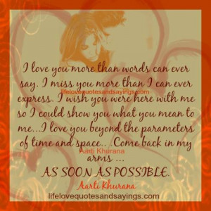 Love Quotes And Sayings