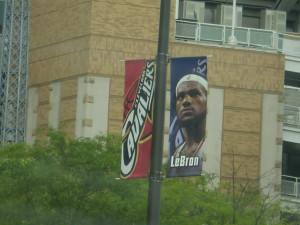 LeBron James Cleveland Cavaliers GO CAVS Image