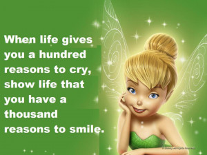 ... reasons to cry show life that you have a thousand reasons to smile