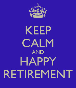 Happy Retirement Poster Get this poster for your