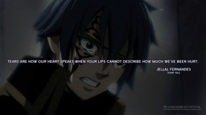 Jellal Fernandes quote - anime Photo