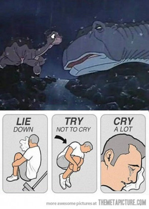 every time i watch this scene in the land before time