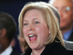Kirsten Gillibrand speaks during a news conference