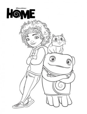 Home, de nieuwe Dreamworks film, Tip, Oh en Pig