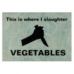 Slaughter vegetables cutting board