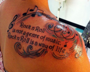 Shinedown's Brent Smith inspired Tattoo. Rock n Roll is a way of life ...