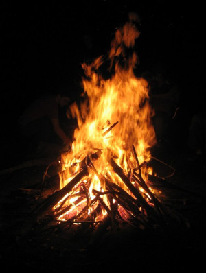 The Fire Lord Of The Flies Tipi fire. the weekend was