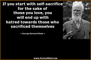 Self Sacrifice Quotes