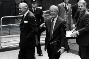 Jimmy Carter, May 1977 (b/w photo) by . – Bridgeman – Art, Culture