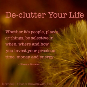 De-clutter Your Life