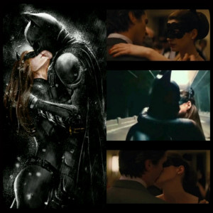 batman and catwoman kissing