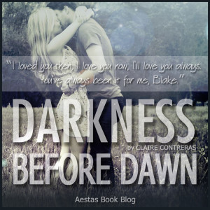 Book Review – Darkness Before Dawn (Darkness #2) by Claire Contreras