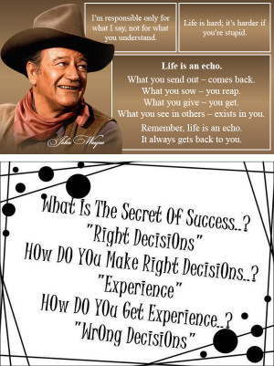 Related Pictures funny john wayne quote life is hard its harder if ...