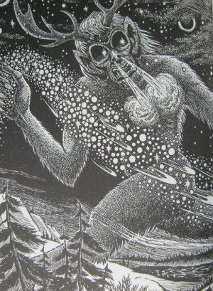 Matt Fox illustrated “The Wendigo” by Algernon Blackwood, in ...