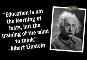 True education requires critical thinking skills.