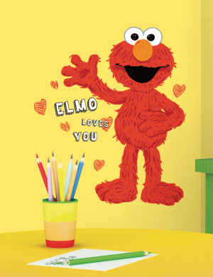 Sesame Street - Elmo Loves You Giant Stickers