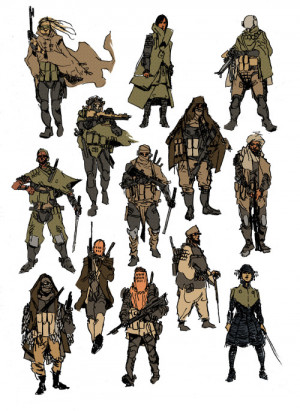 Character concepts inspired by Frank Herbert’s DUNE .