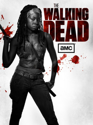 Michonne.....she will slice you with her katana and not think twice ...