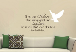 details about dumbledore quote harry potter vinyl wall decal choices