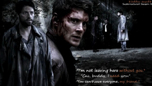 Supernatural ♛ Dean and Cas in Purgatory ♛