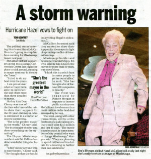 and includes comments from community supporters, as if there were none ...