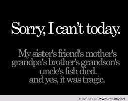 ... Brother’s Grandson’s Uncle’s Fish Died And Yes, It Was Tragic