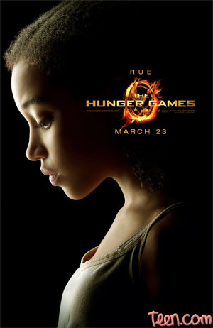 Hunger Games Cast Pics, Rue from the Hunger Games, Played by Amandla ...