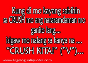 Tagalog Quote for Stupid Feeling - CRUSH or In-Love?