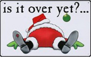 santa, funny quotes, is it over yet